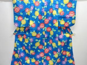 向日葵模様子供浴衣